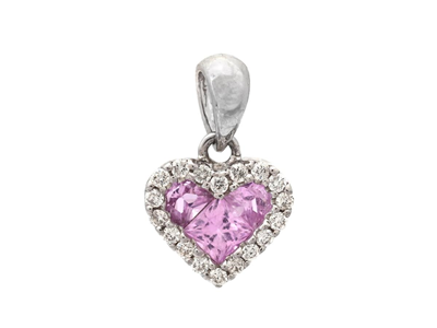 Jewellery, PENDANT, 18K white gold