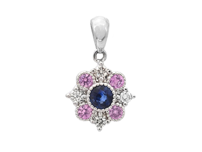 Jewellery, PENDANT, 18K white gold