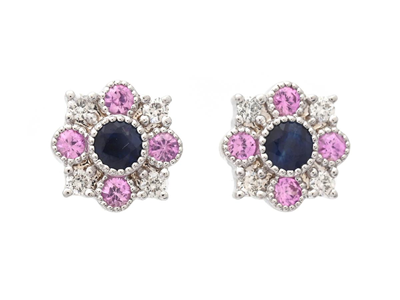 Jewellery, EARRINGS, 18K white gold