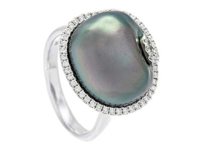 Jewellery, RING, 18K white gold