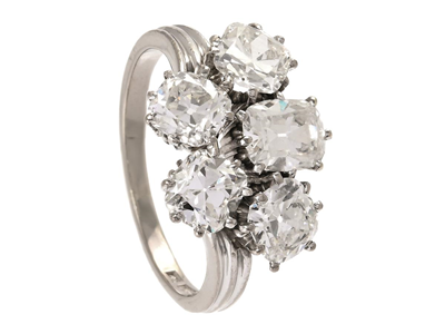 Jewellery, RING, 18K white gold