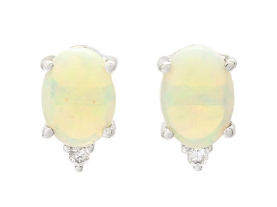 Jewellery, EARRINGS, 18K white gold