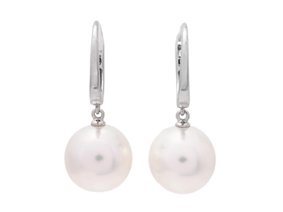 Jewellery, PEARL EARRINGS, 18K white gold