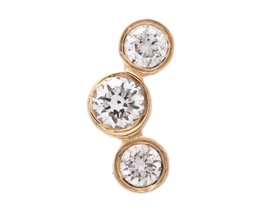 Jewellery, ONE EARRING, 18K gold