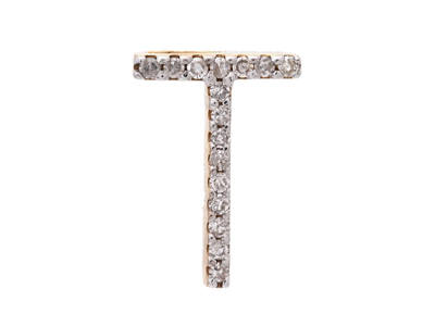 Jewellery, LETTER PENDANT, letter T