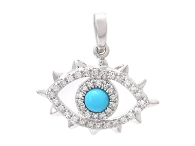 Jewellery, PENDANT, 18K white gold