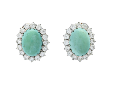 Jewellery, EARRINGS, 18K white gold