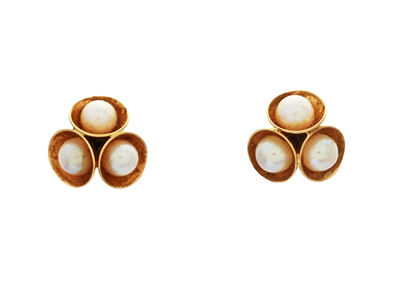 Jewellery, PEARL EARRINGS, 18K gold