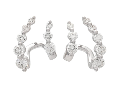 Jewellery, EARRINGS, 18K white gold