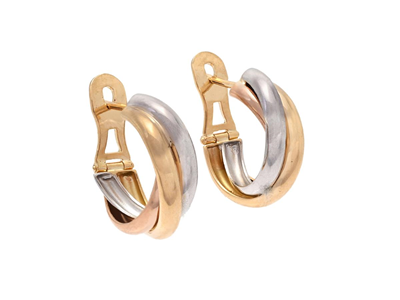 Jewellery, EARRINGS, 18K gold/white gold/rose gold