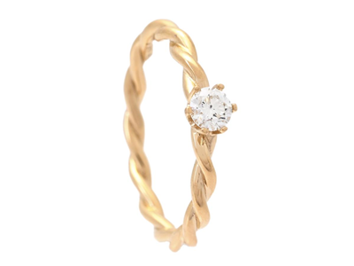 Jewellery, SOLITAIRE RING, 18K gold