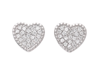 Jewellery, EARRINGS, 18K white gold