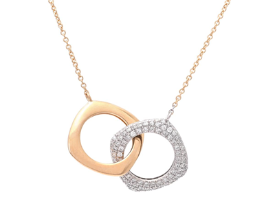 Jewellery, NECKLACE, 18K gold/white gold