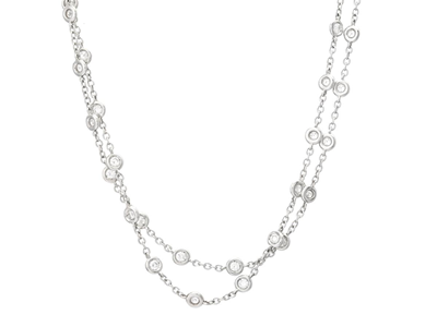 Jewellery, NECKLACE, 18K white gold