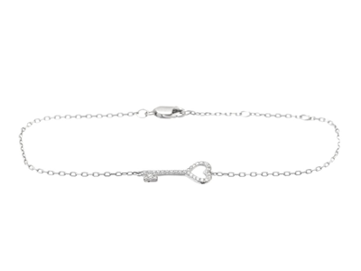 Jewellery, BRACELET, 18K white gold