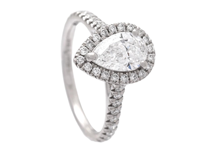 Jewellery, RING, platinum