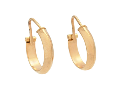 Jewellery, HOOP EARRINGS, 18K gold