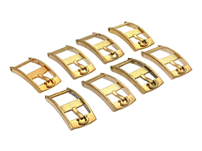 Watch parts, ORIGINAL BUCKLES, 8 pcs. for Omega ladies´ wristwatch