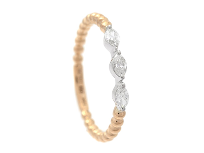 Jewellery, RING, 18K gold/white gold