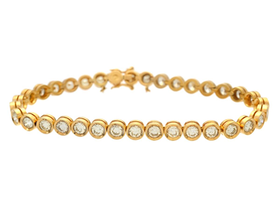Jewellery, TENNIS BRACELET, 14K gold