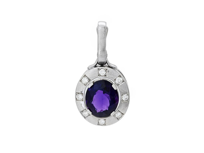Jewellery, PENDANT, 18K white gold