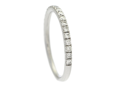 Jewellery, ETERNITY RING, 18K white gold