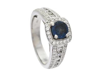 Jewellery, RING, 18K white gold