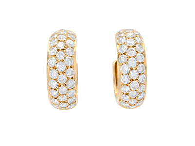 Jewellery, EARRINGS, 18K gold