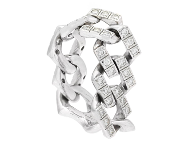 Jewellery, RING, 18K white gold