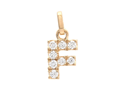 Jewellery, LETTER PENDANT, letter F