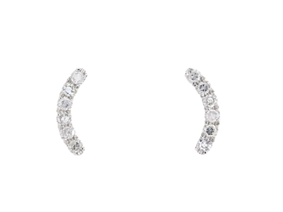 Jewellery, EARRINGS, 18K white gold