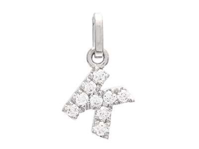 Jewellery, LETTER PENDANT, letter K