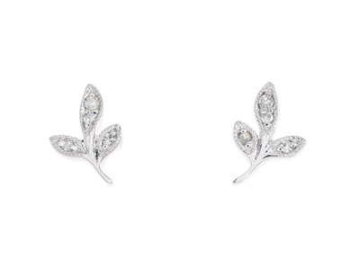 Jewellery, EARRINGS, 18K white gold