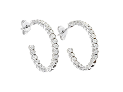 Jewellery, EARRINGS, 18K white gold