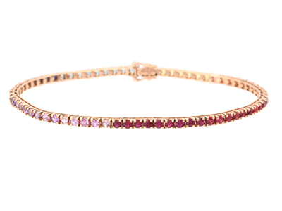 Jewellery, TENNIS BRACELET, 18K gold