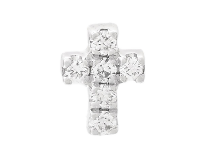 Jewellery, ONE EARRING, 18K white gold