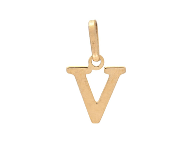 Jewellery, LETTER PENDANT, letter V
