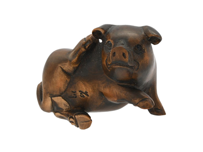 Curio, NETZUKE, carved wood