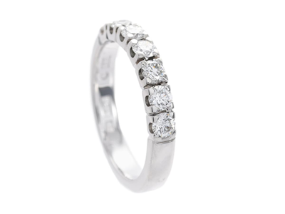 Jewellery, ETERNITY RING, 18K white gold