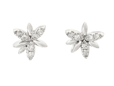 Jewellery, EARRINGS, 18K white gold