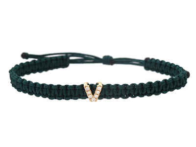 Jewellery, LETTER BRACELET, letter V