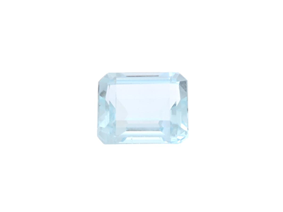 Gemstones, AQUAMARINE, emerald cut