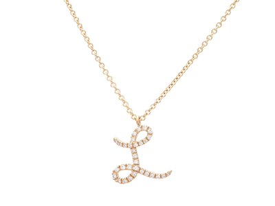 Jewellery, LETTER COLLIER, letter L