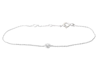 Jewellery, BRACELET, 18K white gold