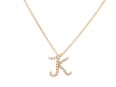 Jewellery, LETTER COLLIER, letter K