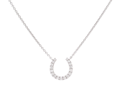 Jewellery, NECKLACE, 18K white gold