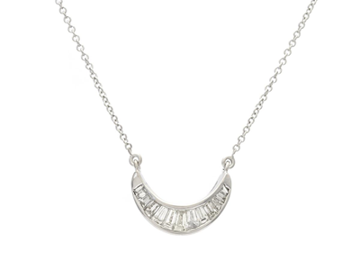 Jewellery, NECKLACE, 18K white gold