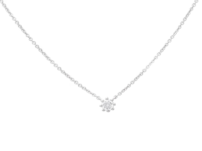 Jewellery, SOLITAIRE NECKLACE, 18K white gold