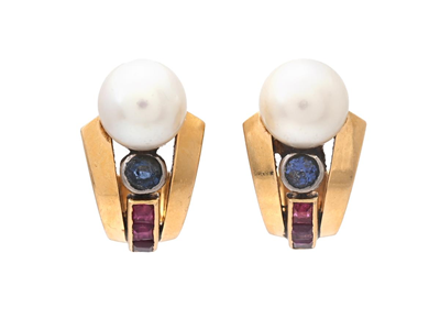 Jewellery, EARRINGS, 18K gold