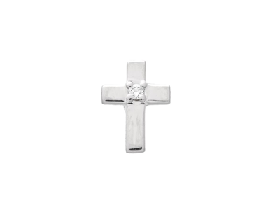 Jewellery, ONE EARRING, 18K white gold